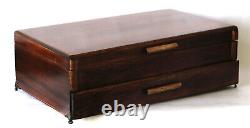 #836 Hand Crafted Fountain Pen Storage Custom Built Solid Mahogany Display Chest