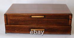 #836 Hand Crafted Fountain Pen Storage Custom Built Solid Mahogany Display Chest