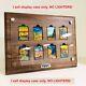 8 Grids Walnut Wood Display Frame Panel Storage Case For Zippo Lighters