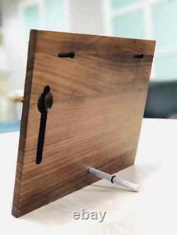 8 Grids Walnut Wood Display Frame Panel Storage Case for Zippo Lighters