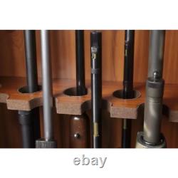 8 Gun Cabinet Safe Rifle Wood Locker Storage Shotgun Firearm Lock Shelf