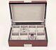 8 Watches Case Jewelry Storage Holder Display Space Saver Wooden Box Gift New