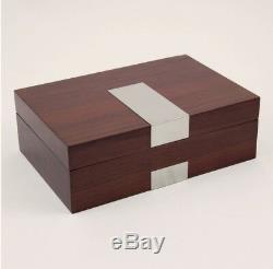 8 Watches Case Jewelry Storage Holder Display Space Saver Wooden Box Gift NEW