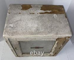 AS-IS FOR Restore Antique Medical Cabinet Wood Apothecary Barber Display Case