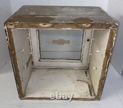 AS-IS FOR Restore Antique Medical Cabinet Wood Apothecary Barber Display Case