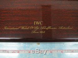 Authentic Vintage 1868 Iw C Watch Wood Box Display Case