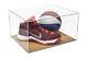 Acrylic Clear Display Case With Simulated Wood Floor 15.25x12x 9 (a025-cwb)