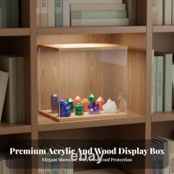 Acrylic Figure Display Box Stackable Modular Design for Model Collections