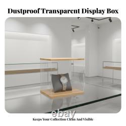 Acrylic Figure Display Box Stackable Modular Design for Model Collections