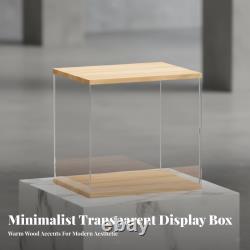 Acrylic Figure Display Box Stackable Modular Design for Model Collections