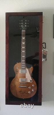 Acrylic Guitar Display Case / Cherry Wood Guitar Case / NF