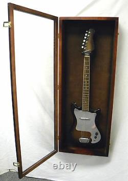 Acrylic Guitar Display Case / Cherry Wood Guitar Case / NF