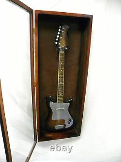 Acrylic Guitar Display Case / Cherry Wood Guitar Case / NF