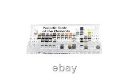 Acrylic Periodic Table for 10mm Element Metals Cubes & Glass/Wood Display Case