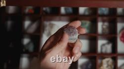 Adjustable Rock Display Case Large Shadow Box for Mineral & Crystal Storage, F