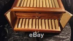 Agresti Briarwood 60 Pen Trunk Display Storage Case