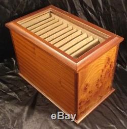 Agresti Briarwood 60 Pen Trunk Display Storage Case