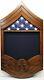 Air Force Chief Master Sergeant Military Wood Shadow Box Medal Display Case