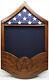 Air Force Master Sergeant Msgt Military Wood Shadow Box Medal Display Case