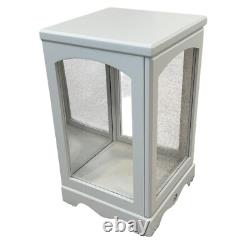 American Girl Vintage White Mirrored Wooden Display Case Removable Glass Door