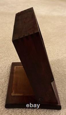 Antique1919Boye Needle Sewing HookAdvertisingWood Counter Display Case