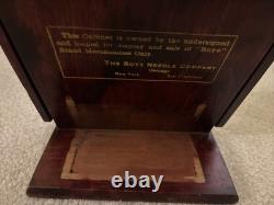 Antique1919Boye Needle Sewing HookAdvertisingWood Counter Display Case