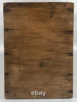 Antique 1920s Fountain Pen Store Countertop Slant Top Wood Display Case