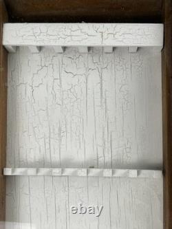 Antique 1920s Fountain Pen Store Countertop Slant Top Wood Display Case