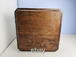 Antique Ace Combs Solid Wood Countertop Store Display Cabinet Unrestored