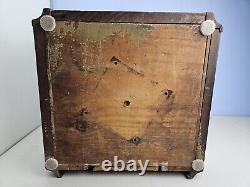 Antique Ace Combs Solid Wood Countertop Store Display Cabinet Unrestored