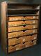 Antique Ace Combs Store Display Wood Advertising Case Drawers Art Deco Vtg Rare