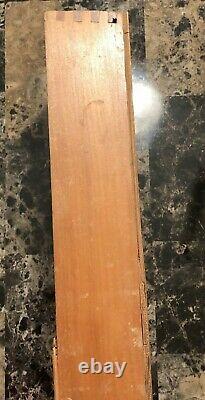 Antique Advertising Johnson & Johnson TEK TOOTHBRUSH Store Display Wood Cabinet