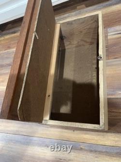 Antique Case XX Cutlery Knife Wood Advertising Counter Store Display Cabinet
