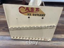Antique Case XX Cutlery Knife Wood Advertising Counter Store Display Cabinet