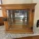 Antique Countertop Display Case Wood Glass Shelf Apothecary Cabinet Vintage