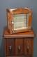 Antique Countertop Display Case Wood Glass Shelf Vintage Apothecary Cabinet