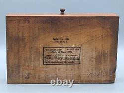 Antique El Planco Habana Wood Cigar Display Sales Case Tobacco Store Counter Top