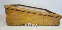 Antique Esterbrook Pen Nibs Wood Advertising Display Case Lot LOADED Spencerian