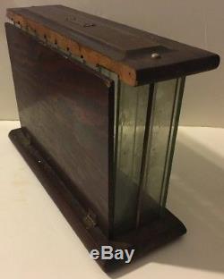 Antique General Store Wood Glass Counter Top Display/showcase