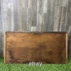 Antique Printers Tray Type Case 86 Compartment 12 Point Letterpress Wood Display
