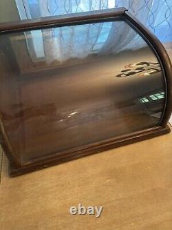 Antique Showcase Country General Drug Store Counter Top Apothecary Display Case
