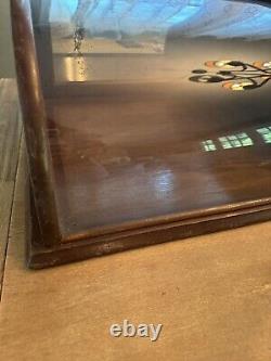 Antique Showcase Country General Drug Store Counter Top Apothecary Display Case