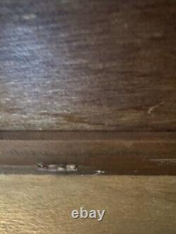 Antique Showcase Country General Drug Store Counter Top Apothecary Display Case