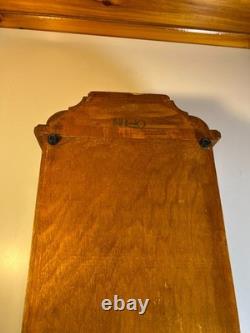 Antique Solid Wood Wooden Wall Display Case Glass Door Cabinet 25 Tall Hanging