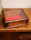 Antique Store Counter Wood Display Case Hickory Mfg Vintage Cabinet Jewelry Box