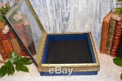 Antique Sunshine Biscuit Tin General Store Display Case Wood Box Base 1930's