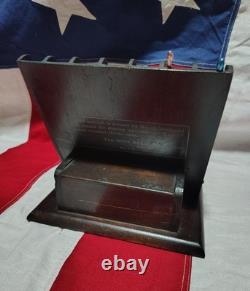Antique The Boye Needle Company Wood Display Case Countertop Store + Needles