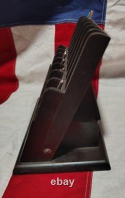 Antique The Boye Needle Company Wood Display Case Countertop Store + Needles