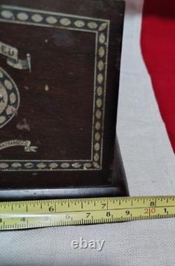 Antique The Boye Needle Company Wood Display Case Countertop Store + Needles