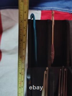 Antique The Boye Needle Company Wood Display Case Countertop Store + Needles